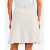 G Gradual Skorts Skirts for Women with 5 Pockets 20″ Knee Length Golf Skirt Modest Long Tennis Athletic Skirts for Women(Bone)