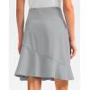 G Gradual Skorts Skirts for Women with 5 Pockets 20″ Knee Length Golf Skirt Modest Long Tennis Athletic Skirts for Women(Gull Grey)