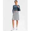 G Gradual Skorts Skirts for Women with 5 Pockets 20″ Knee Length Golf Skirt Modest Long Tennis Athletic Skirts for Women(Gull Grey)