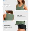 G Gradual Tankini Tops for Women High Neck Swimsuits Swim Top Modest Bathing Suit Swimwear Tank Top only No Bottom(Sage)