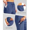 G Gradual Women’s 15” Long Shorts Below The Knee Hiking Cargo Capris Stretch Quick Dry Bermuda Shorts for Women with Pockets(Blue)