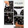 G Gradual Women’s 3″ High Waisted Swim Board Shorts with Pockets Quick Dry Swimsuit Bottoms Bathing Suit for Women with Liner(Black Floral)