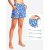 G Gradual Women’s 3″ High Waisted Swim Board Shorts with Pockets Quick Dry Swimsuit Bottoms Bathing Suit for Women with Liner(Sun Flower)