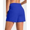 G Gradual Women’s 4″ High Waisted Swim Board Shorts with Pockets Quick Dry Swimming Swimsuit Bathing Suit Bottoms for Women(Blue)