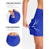 G Gradual Women’s 4″ High Waisted Swim Board Shorts with Pockets Quick Dry Swimming Swimsuit Bathing Suit Bottoms for Women(Blue)