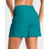 G Gradual Women’s 4″ High Waisted Swim Board Shorts with Pockets Quick Dry Swimming Swimsuit Bathing Suit Bottoms for Women(Lake Blue)