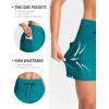 G Gradual Women’s 4″ High Waisted Swim Board Shorts with Pockets Quick Dry Swimming Swimsuit Bathing Suit Bottoms for Women(Lake Blue)