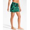 G Gradual Women’s 4″ High Waisted Swim Board Shorts with Pockets Quick Dry Swimming Swimsuit Bathing Suit Bottoms for Women(Leaf)