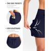 G Gradual Women’s 4″ High Waisted Swim Board Shorts with Pockets Quick Dry Swimming Swimsuit Bathing Suit Bottoms for Women(Navy)