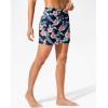 G Gradual Women’s 4″ High Waisted Swim Board Shorts with Pockets Quick Dry Swimming Swimsuit Bathing Suit Bottoms for Women(Navy Flower)