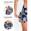 G Gradual Women’s 4″ High Waisted Swim Board Shorts with Pockets Quick Dry Swimming Swimsuit Bathing Suit Bottoms for Women(Navy Flower)