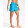 G Gradual Women’s 4″ High Waisted Swim Board Shorts with Pockets Quick Dry Swimming Swimsuit Bathing Suit Bottoms for Women(Sky Blue)