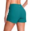 G Gradual Women’s 4″ Swim Board Shorts High Waisted Tummy Control Swimsuit Bathing Suit Bottoms for Women with Liner Pocket(Lake Blue)
