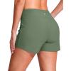 G Gradual Women’s 4″ Swim Board Shorts High Waisted Tummy Control Swimsuit Bathing Suit Bottoms for Women with Liner Pocket(Sage)