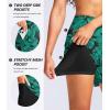 G Gradual Women’s 5″ High Waisted Swim Board Shorts Quick Dry UPF 50+ Swimming Beach Shorts for Women with Liner Pockets(Leaf)