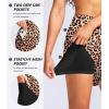G Gradual Women’s 5″ High Waisted Swim Board Shorts Quick Dry UPF 50+ Swimming Beach Shorts for Women with Liner Pockets(Leopard)