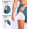 G Gradual Women’s 5″ High Waisted Swim Board Shorts Quick Dry UPF 50+ Swimming Beach Shorts for Women with Liner Pockets(Petrol Blue)