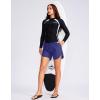 G Gradual Women’s 5″ High Waisted Swim Board Shorts Quick Dry UPF 50+ Swimming Beach Shorts for Women with Liner Pockets(Purple)