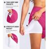 G Gradual Women’s 5″ High Waisted Swim Board Shorts Quick Dry UPF 50+ Swimming Beach Shorts for Women with Liner Pockets(Rosy)