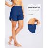 G Gradual Women’s 5″ High Waisted Swim Board Shorts Quick Dry UPF 50+ Swimming Beach Shorts for Women with Liner Pockets(Royal Blue)
