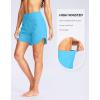 G Gradual Women’s 5″ High Waisted Swim Board Shorts Quick Dry UPF 50+ Swimming Beach Shorts for Women with Liner Pockets(Sky Blue)