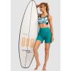 G Gradual Women’s 5″ High Waisted Swim Board Shorts with Phone Pockets UPF 50+ Quick Dry Beach Shorts for Women with Liner(Aqua Blue)