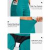 G Gradual Women’s 5″ High Waisted Swim Board Shorts with Phone Pockets UPF 50+ Quick Dry Beach Shorts for Women with Liner(Aqua Blue)