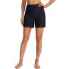 G Gradual Women’s 5″ High Waisted Swim Board Shorts with Phone Pockets UPF 50+ Quick Dry Beach Shorts for Women with Liner(Black)