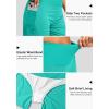 G Gradual Women’s 5″ High Waisted Swim Board Shorts with Phone Pockets UPF 50+ Quick Dry Beach Shorts for Women with Liner(Cyan)
