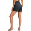 G Gradual Women’s 5″ High Waisted Swim Board Shorts with Phone Pockets UPF 50+ Quick Dry Beach Shorts for Women with Liner(Dark Grey)