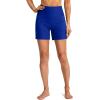 G Gradual Women’s 5″ High Waisted Swim Board Shorts with Phone Pockets UPF 50+ Quick Dry Beach Shorts for Women with Liner(Dazzling Blue)