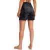 G Gradual Women’s 5″ High Waisted Swim Board Shorts with Phone Pockets UPF 50+ Quick Dry Beach Shorts for Women with Liner(Grey Camo)
