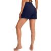 G Gradual Women’s 5″ High Waisted Swim Board Shorts with Phone Pockets UPF 50+ Quick Dry Beach Shorts for Women with Liner(Navy)