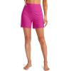 G Gradual Women’s 5″ High Waisted Swim Board Shorts with Phone Pockets UPF 50+ Quick Dry Beach Shorts for Women with Liner(Rose)