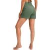 G Gradual Women’s 5″ High Waisted Swim Board Shorts with Phone Pockets UPF 50+ Quick Dry Beach Shorts for Women with Liner(Sage)