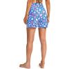 G Gradual Women’s 5″ High Waisted Swim Board Shorts with Phone Pockets UPF 50+ Quick Dry Beach Shorts for Women with Liner(Sun Flower)