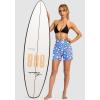 G Gradual Women’s 5″ High Waisted Swim Board Shorts with Phone Pockets UPF 50+ Quick Dry Beach Shorts for Women with Liner(Sun Flower)
