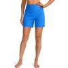 G Gradual Women’s 5″ High Waisted Swim Board Shorts with Phone Pockets UPF 50+ Quick Dry Beach Shorts for Women with Liner(Vivid Blue)