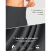 G Gradual Women’s 7″ Long Swim Board Shorts High Waisted Quick Dry Beach Swimming Shorts for Women with Liner Pockets(Dark Grey)