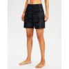 G Gradual Women’s 7″ Long Swim Board Shorts High Waisted Quick Dry Beach Swimming Shorts for Women with Liner Pockets(Grey Camo)