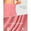 G Gradual Women’s 7″ Long Swim Board Shorts High Waisted Quick Dry Beach Swimming Shorts for Women with Liner Pockets(Hyper Pink)
