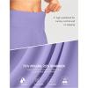 G Gradual Women’s 7″ Long Swim Board Shorts High Waisted Quick Dry Beach Swimming Shorts for Women with Liner Pockets(Light Purple)