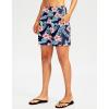 G Gradual Women’s 7″ Long Swim Board Shorts High Waisted Quick Dry Beach Swimming Shorts for Women with Liner Pockets(Navy Flower)