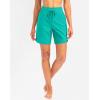 G Gradual Women’s 7″ Quick Dry High Waisted Swim Board Shorts with Zipper Pockets UPF 50+ Beach Shorts for Women with Liner(Aqua)