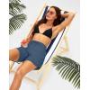 G Gradual Women’s 7″ Quick Dry High Waisted Swim Board Shorts with Zipper Pockets UPF 50+ Beach Shorts for Women with Liner(Dusty Blue)