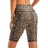 G Gradual Women’s 9″ High Waisted Swim Board Shorts Tummy Control Swimsuit Bottoms for Women with Liner Pockets(Leopard)