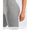 G Gradual Women’s 9″ High Waisted Swim Board Shorts Tummy Control Swimsuit Bottoms for Women with Liner Pockets(Light Grey)