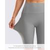G Gradual Women’s 9″ High Waisted Swim Board Shorts Tummy Control Swimsuit Bottoms for Women with Liner Pockets(Light Grey)