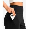 G Gradual Women’s Bermuda Long Shorts with Pockets 9″ High Waisted Knee Length Shorts for Women Walking Athletic Workout(Black)
