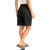 G Gradual Women’s Bermuda Long Shorts with Pockets 9″ High Waisted Knee Length Shorts for Women Walking Athletic Workout(Black)